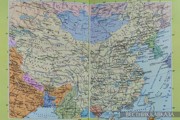 Карта Китая
