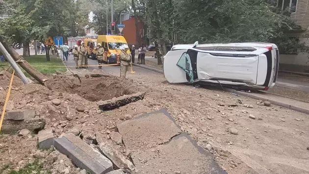 В Алматы взорвался строящийся газопровод