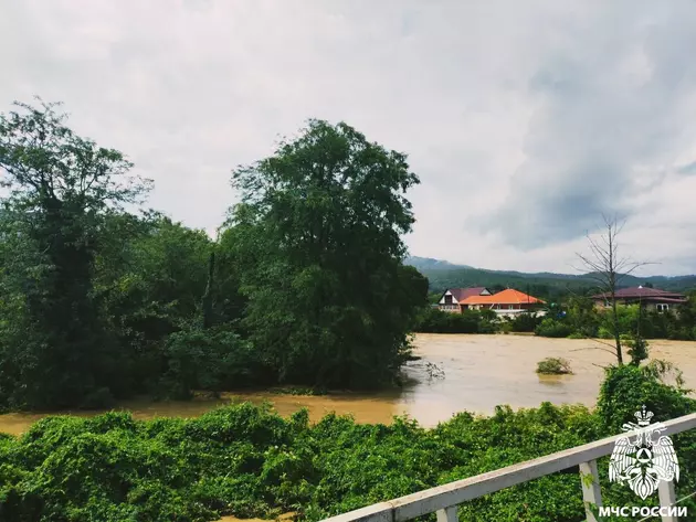 Подтопление вызвало несколько ЧП в Туапсинском районе