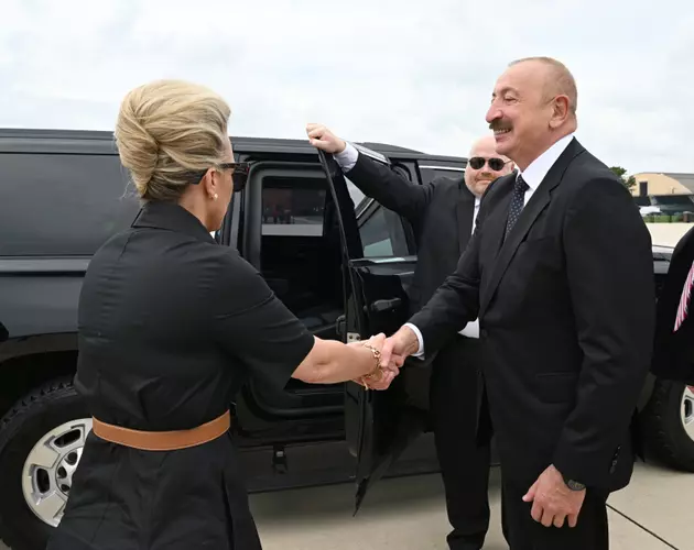 Ильхам Алиев прибыл в Вашингтон