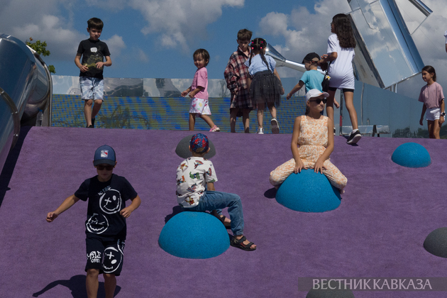 Площадка фестиваля “Территория будущего. Москва 2030“ в Лужниках