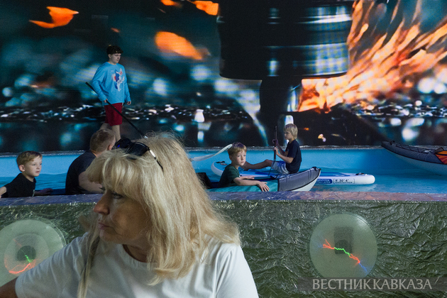 Площадка фестиваля “Территория будущего. Москва 2030“ в Парке 50-летия Октября