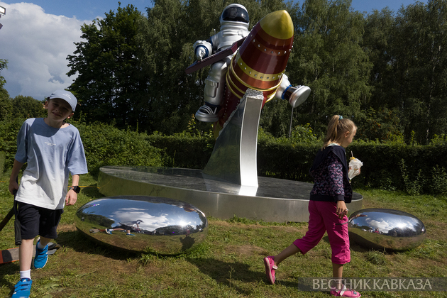Площадка фестиваля “Территория будущего. Москва 2030“ в Парке 50-летия Октября