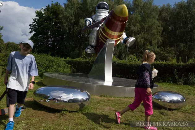 Площадка фестиваля “Территория будущего. Москва 2030“ в Парке 50-летия Октября