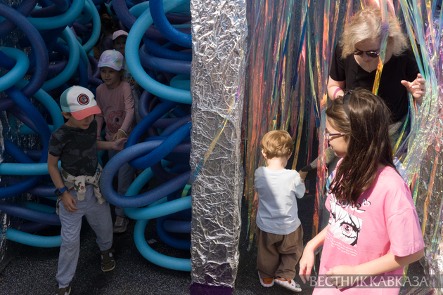 Площадка фестиваля “Территория будущего. Москва 2030“ в Парке 50-летия Октября