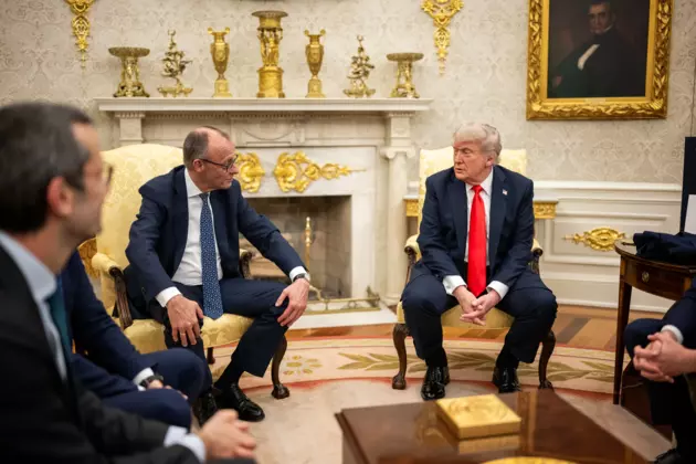 Дональд Трамп и Фридрих Мерц