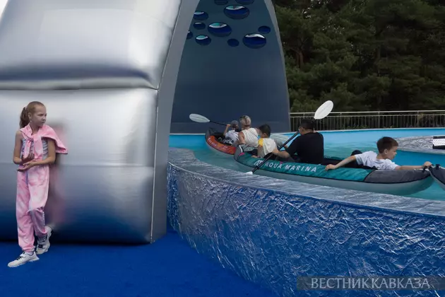 Площадка фестиваля “Территория будущего. Москва 2030“ в Парке 50-летия Октября