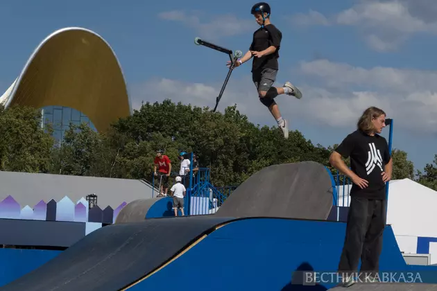 Площадка фестиваля “Территория будущего. Москва 2030“ в Лужниках