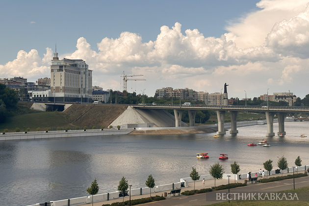 Вид на Чебоксары