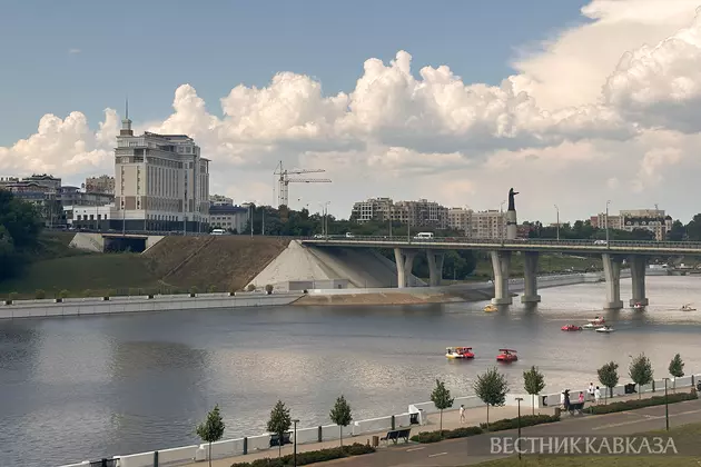 Вид на Чебоксары