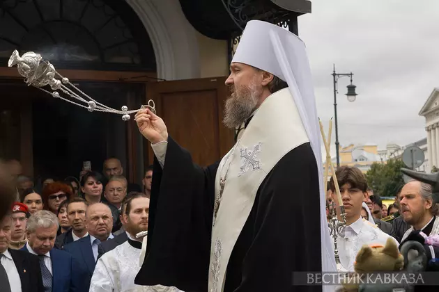 Траурная церемония в память о погибших при теракте в Беслане