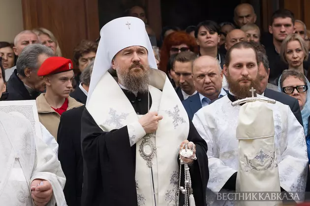 Траурная церемония в память о погибших при теракте в Беслане