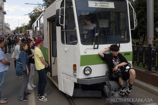 Выставка ретротрамваев