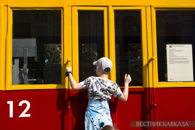 Выставка ретротрамваев