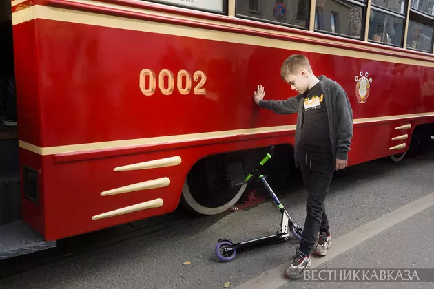 Выставка ретротрамваев