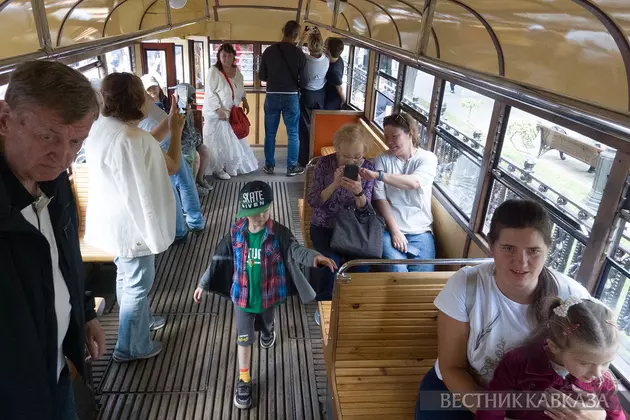 Выставка ретротрамваев