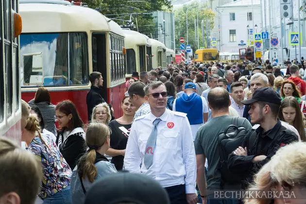 Выставка ретротрамваев