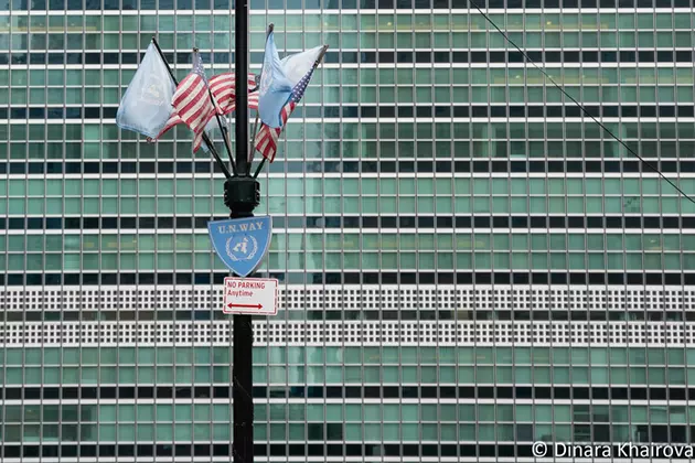 Здание ООН в Нью-Йорке