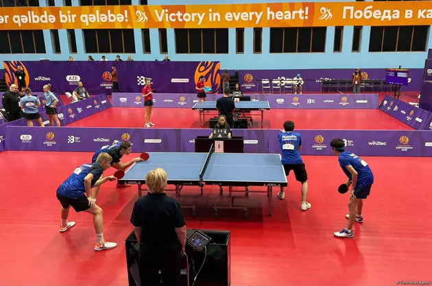 Россия и Азербайджан взяли золото и серебро в соревнованиях теннисистов на III Играх стран СНГ