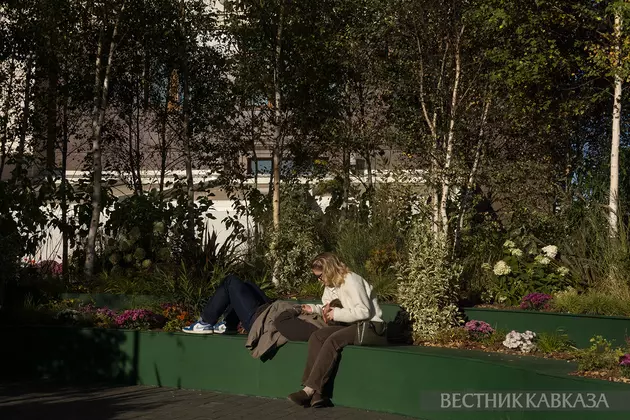 Туристы в Москве