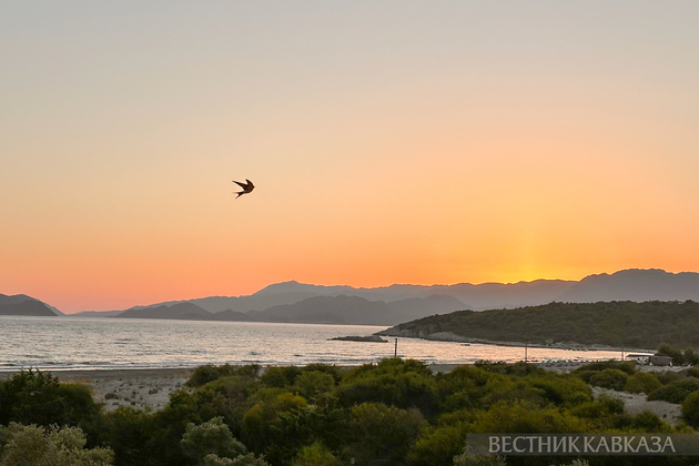 Закат в Турции