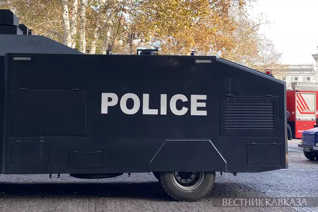 Машина полиции в Грузии