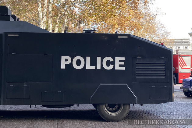 Машина полиции в Грузии