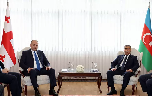 встреча Ираклия Чиковани и Закира Гасанова