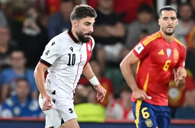 матч сборных Испании и Грузии по футболу