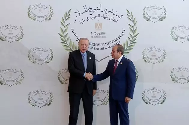 Эрдоган прилетел на "Саммит мира" в Египет