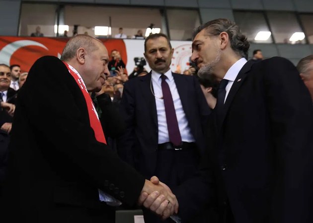 Реджеп Тайип Эрдоган и Михаил Кавелашвили