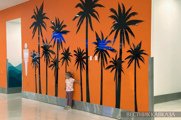 Ребенок в аэропорту Анталии