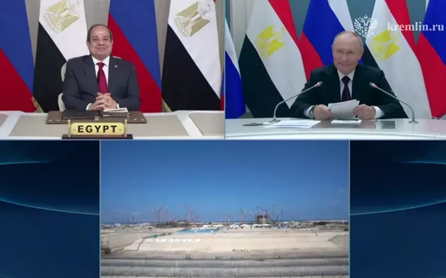 Абдель Фаттах ас-Сиси и Владимир Путин