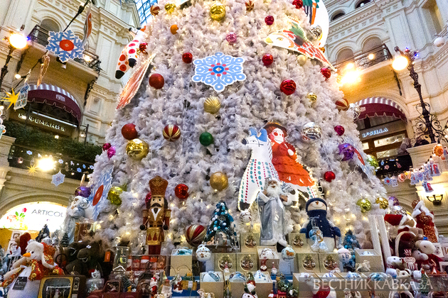 Новогодняя елка в ГУМе