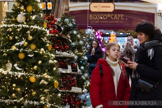 Новогодняя елка в ГУМе