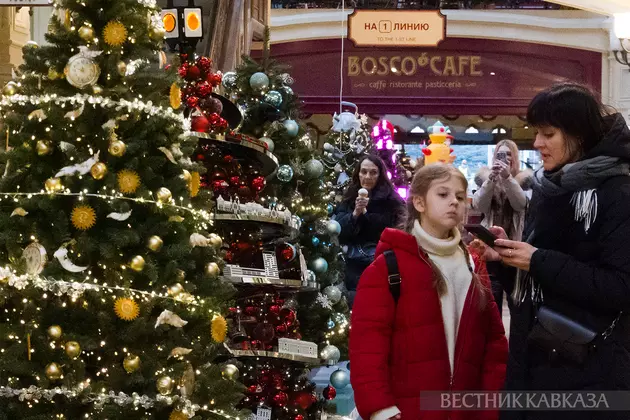 Новогодняя елка в ГУМе