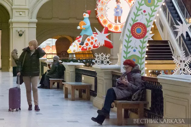 Новогоднее украшение ГУМа