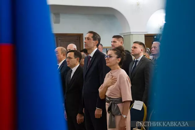 Торжественное мероприятие в честь Дня Победы в посольстве Азербайджана в Москве