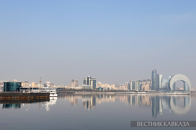 Вид на Баку