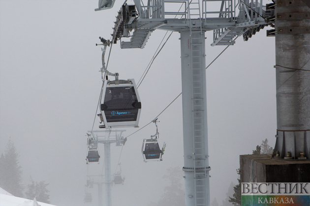 Участники пресс-тура по Северному Кавказу обновили канатную дорогу "Мамисона"