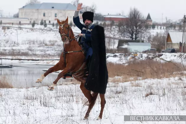 Всадник на лошади