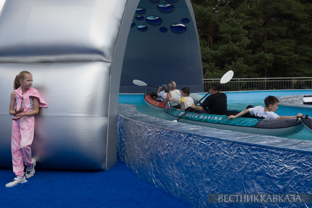 Площадка фестиваля “Территория будущего. Москва 2030“ в Парке 50-летия Октября