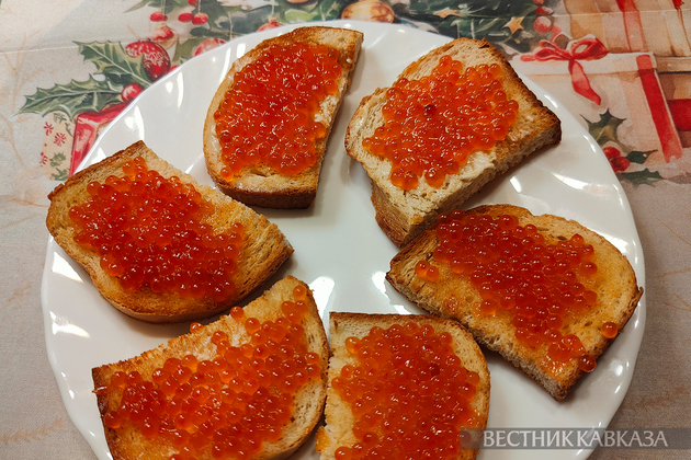 Бутерброды с икрой