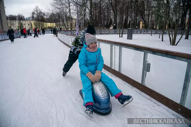 Каток в Лужниках