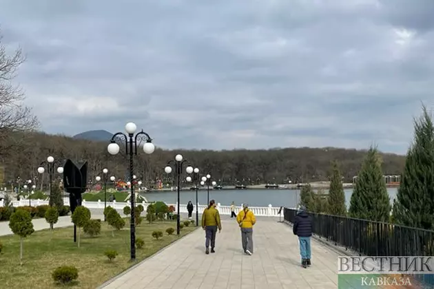 Центральная набережная в Железноводске