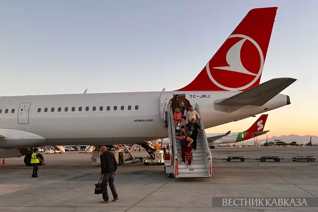 Самолет  Тurkish airlines