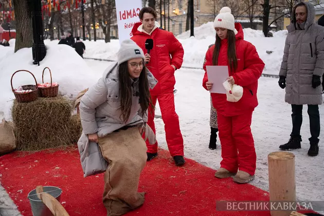Масленичные гулянья в Москве