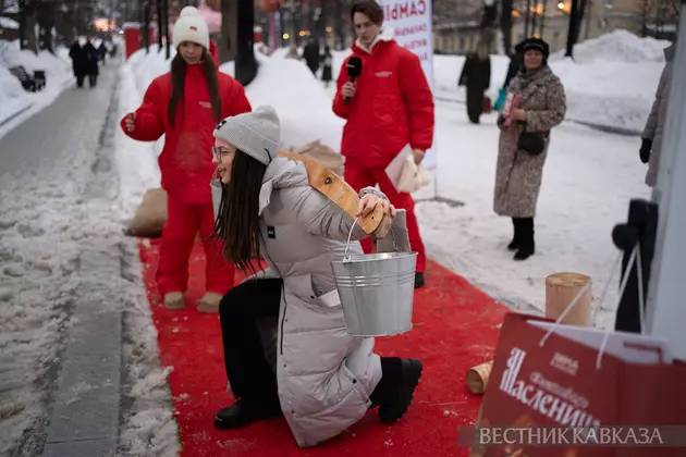 Масленичные гулянья в Москве