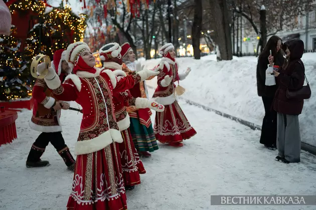 Масленичные гулянья в Москве