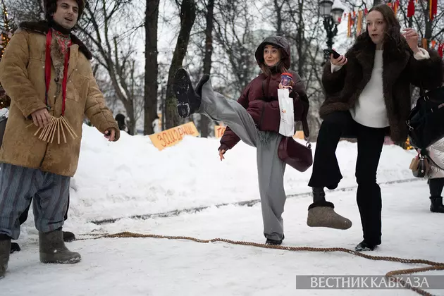 Масленичные гулянья в Москве